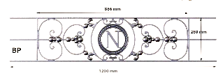 garde-corps, barre d'appui, appui de fenêtre, balustrade, en fonte moulée et fer forgé_LOISELET_BM
